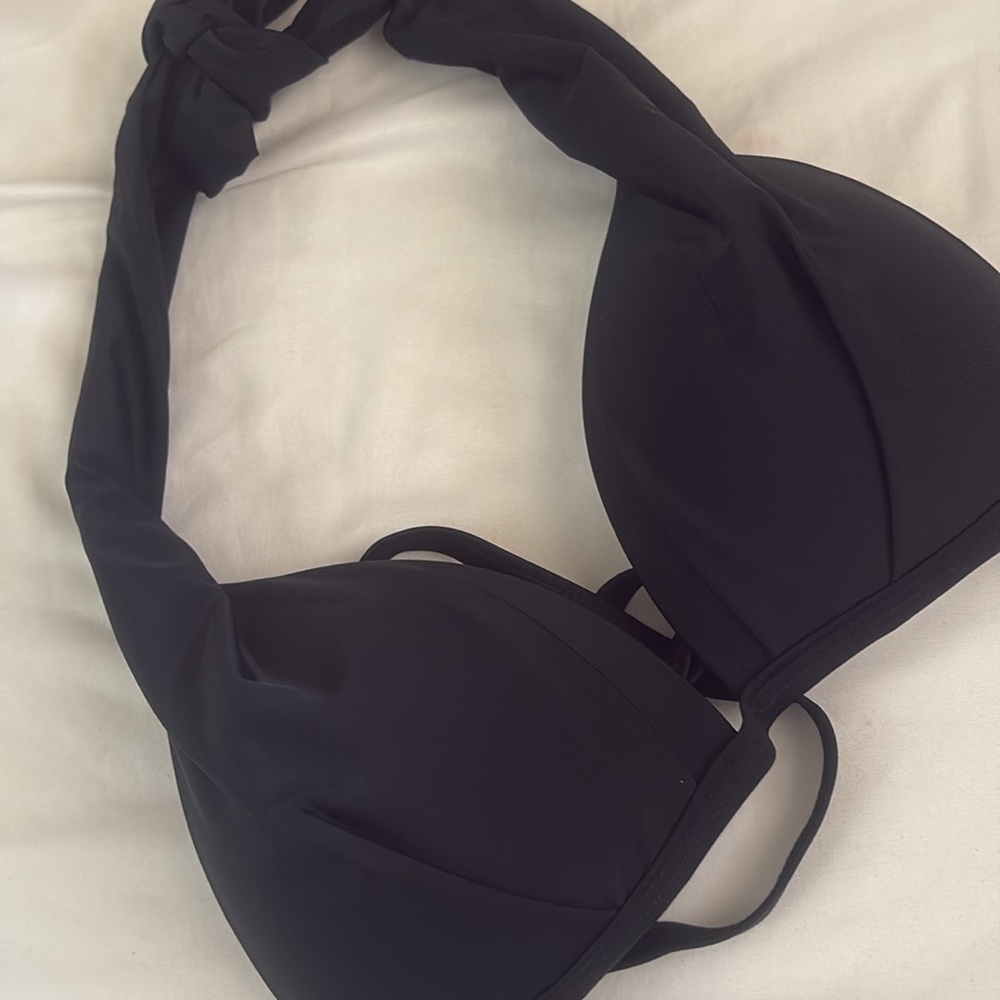 Womens Two Piece Bathing Suit Top Halter padded Push up Bikini Set Size Small - Picture 6 of 13